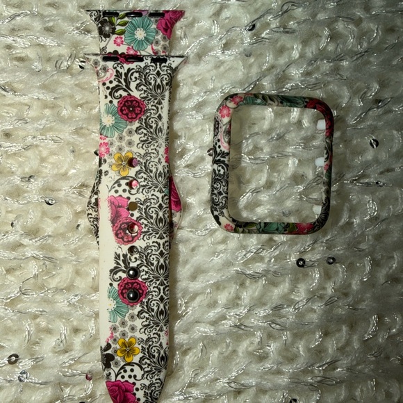 Floral Patterned Watch Band Set - Picture 2 of 2
